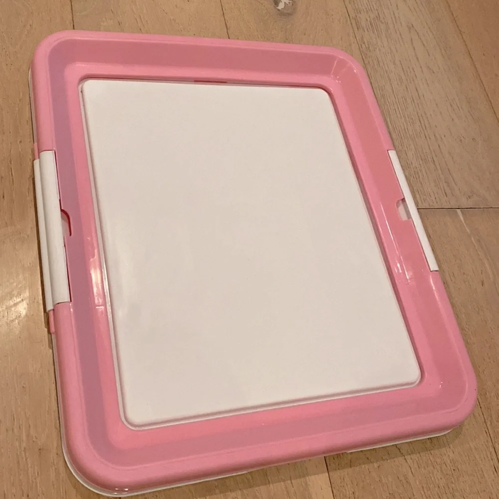 Dog potty tray